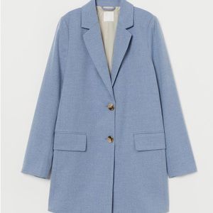 H&M Long Blue Blazer